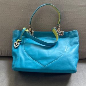 Brighton leather mini tote bag